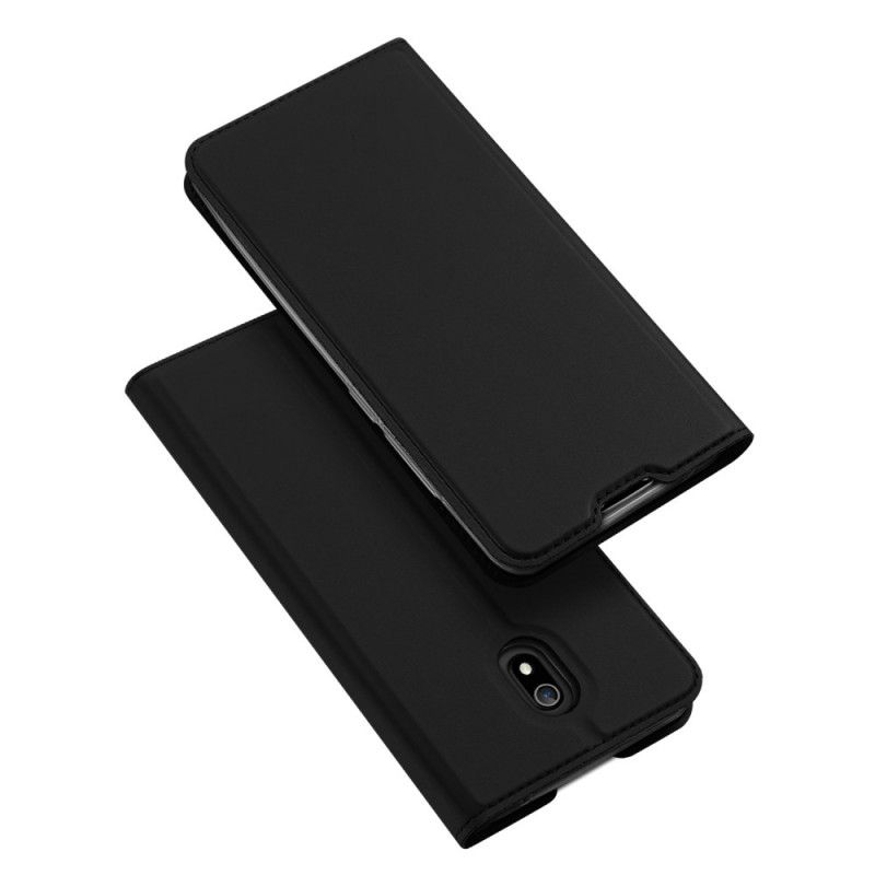 Flip Case Xiaomi Redmi 8A Schwarz Handyhülle Haut Der Dux Ducis Pro-Serie