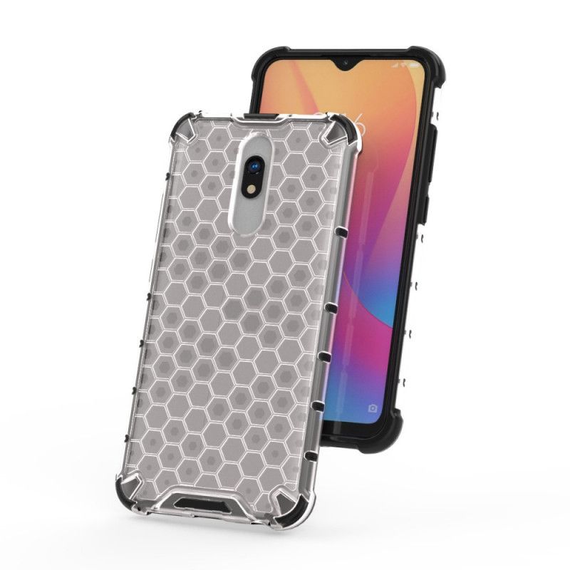 Hülle Für Xiaomi Redmi 8A Schwarz Wabenstil