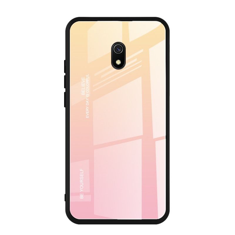 Hülle Xiaomi Redmi 8A Grün Verzinkte Farbe