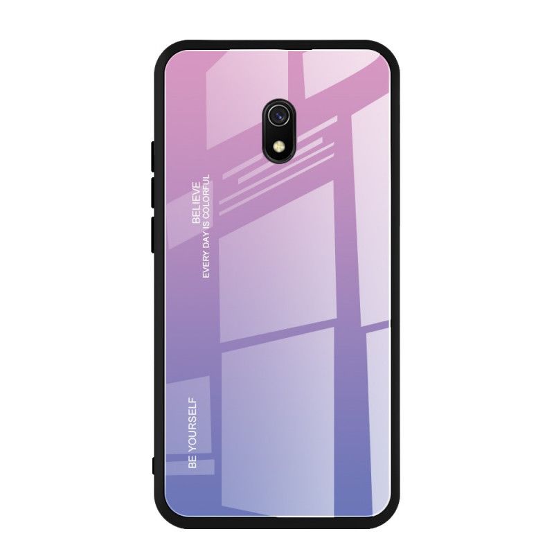 Hülle Xiaomi Redmi 8A Grün Verzinkte Farbe