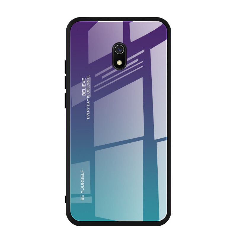 Hülle Xiaomi Redmi 8A Grün Verzinkte Farbe