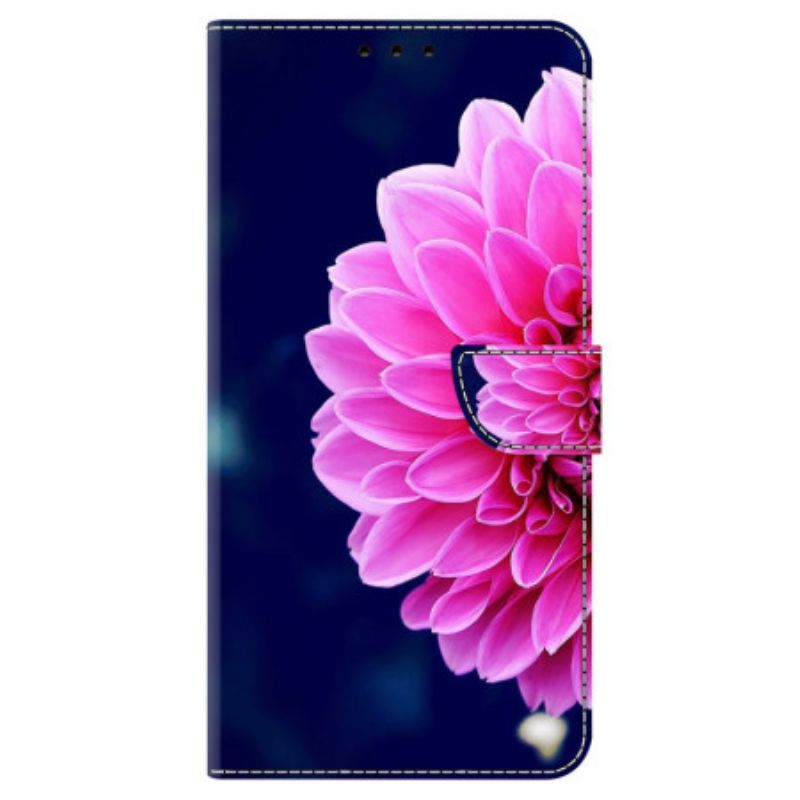 Lederhüllen Google Pixel 9 Pro Xl Handyhülle Rosa Blume