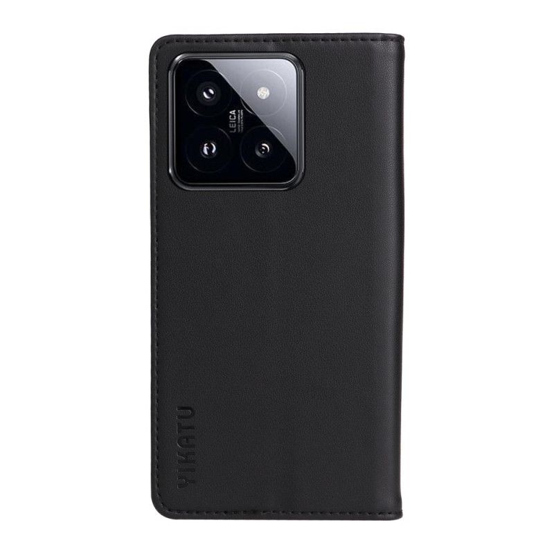 Flip Case Xiaomi 14 Pro Yikatu-lederstil