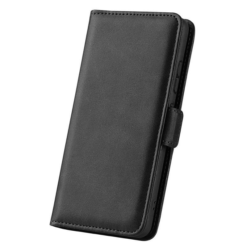 Flip Case Für Samsung Galaxy M53 5G Flip Case Doppelte Klappe