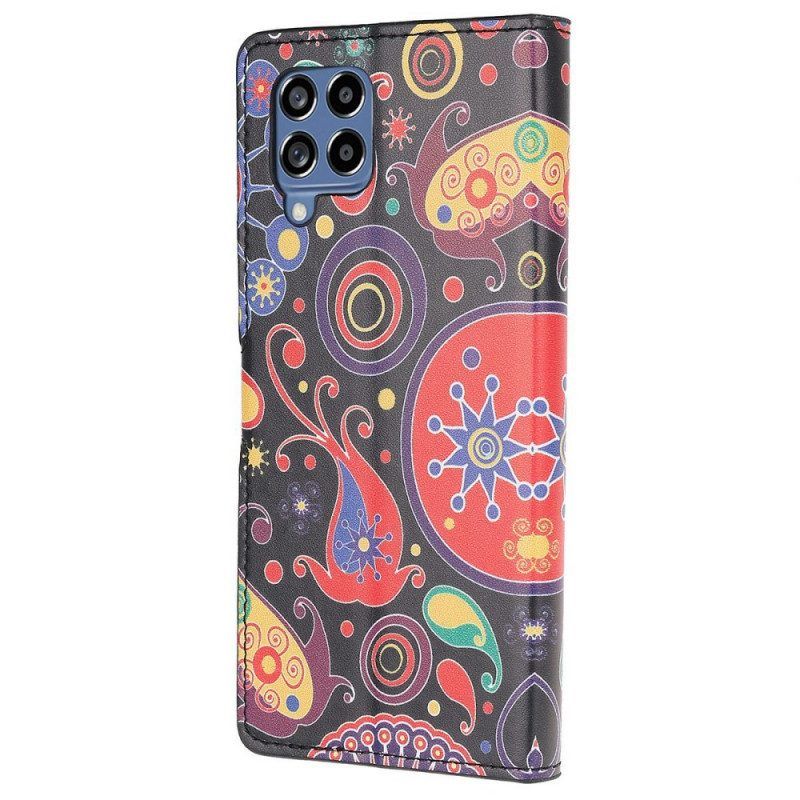 Flip Case Für Samsung Galaxy M53 5G Galaxy-muster