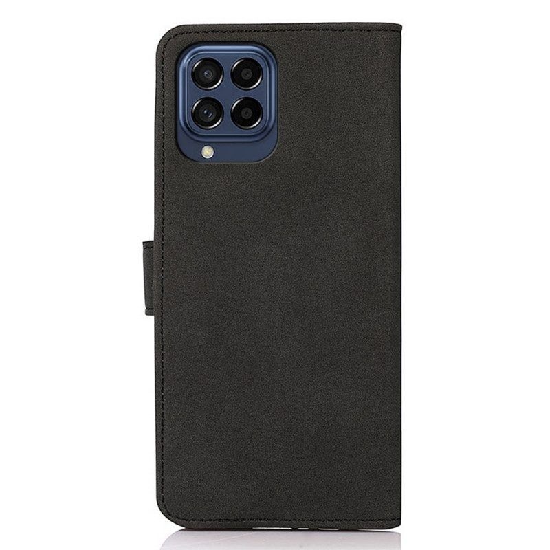 Flip Case Für Samsung Galaxy M53 5G Kunstleder Khazneh