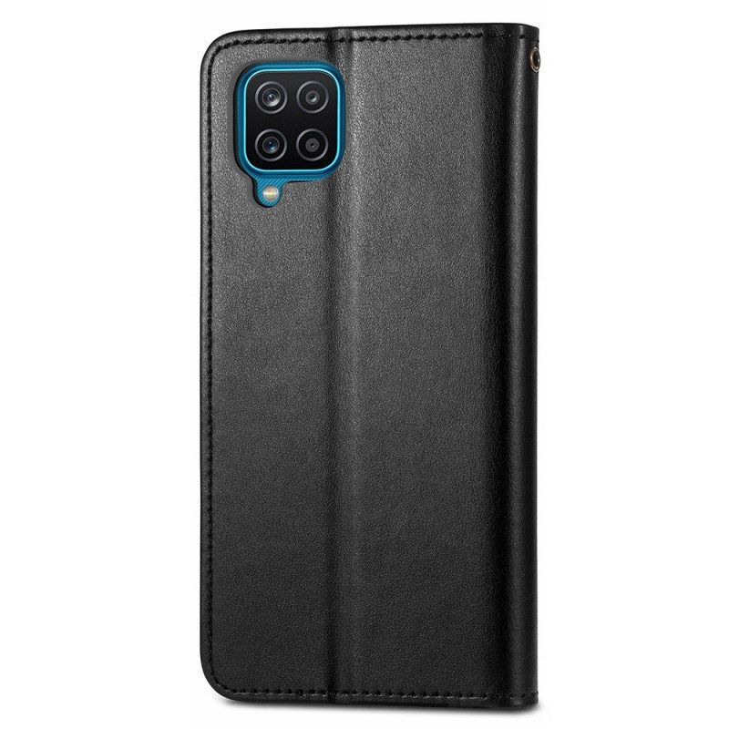 Flip Case Für Samsung Galaxy M53 5G Magnetischer Knopf