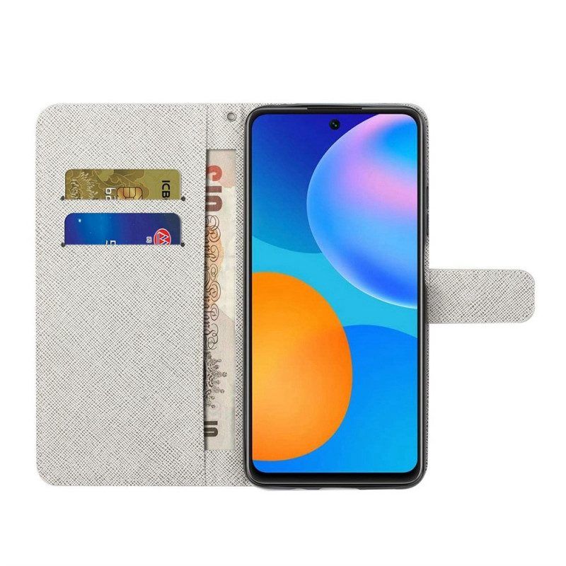 Lederhüllen Für Samsung Galaxy M53 5G Mit Kordel Feder Mit Lanyard