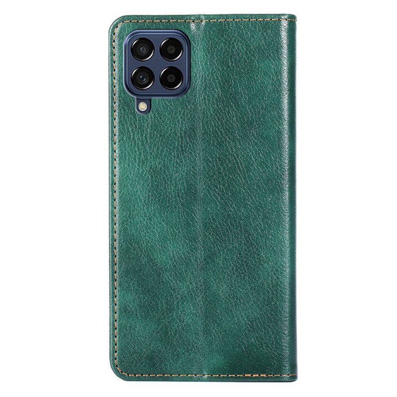 Schutzhülle Für Samsung Galaxy M53 5G Flip Case Retro-kunstleder