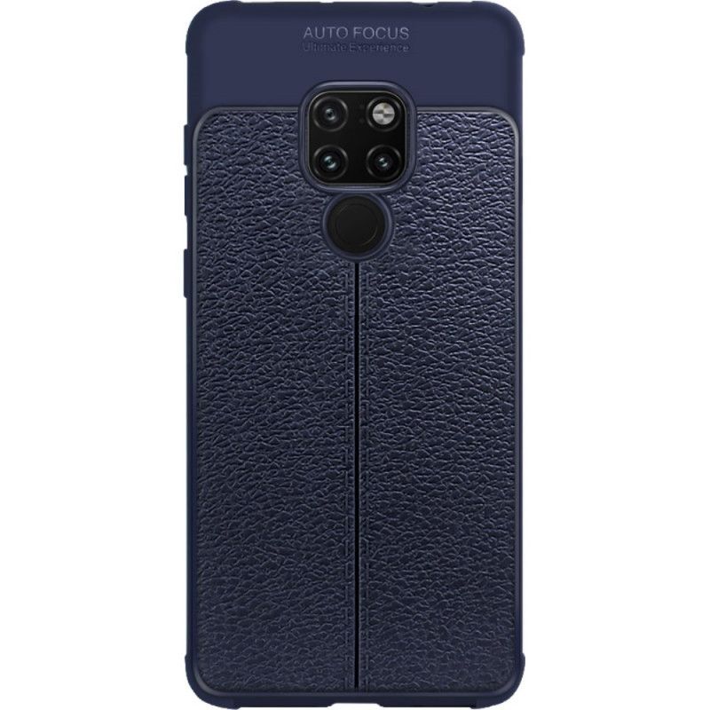 Hülle Huawei Mate 20 Schwarz Imak-Kunstledernähte