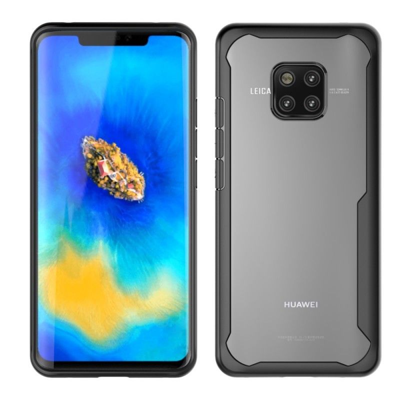 Hülle Für Huawei Mate 20 Pro Schwarz Abgeschrägte Kante