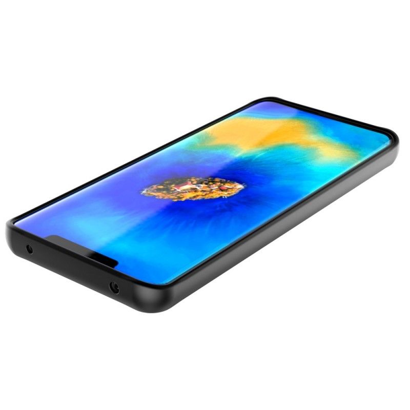 Hülle Für Huawei Mate 20 Pro Schwarz Abgeschrägte Kante