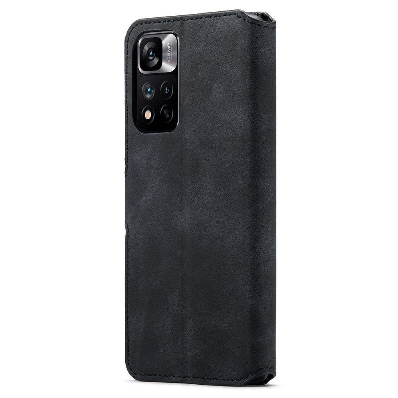 Flip Case Für Xiaomi Redmi Note 11 Pro Plus 5G Dg.ming Retro