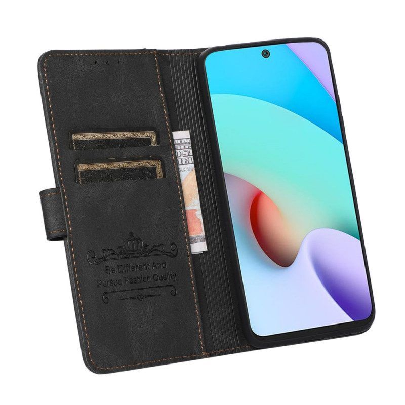 Flip Case Für Xiaomi Redmi Note 11 Pro Plus 5G Kartenhalter Vorne