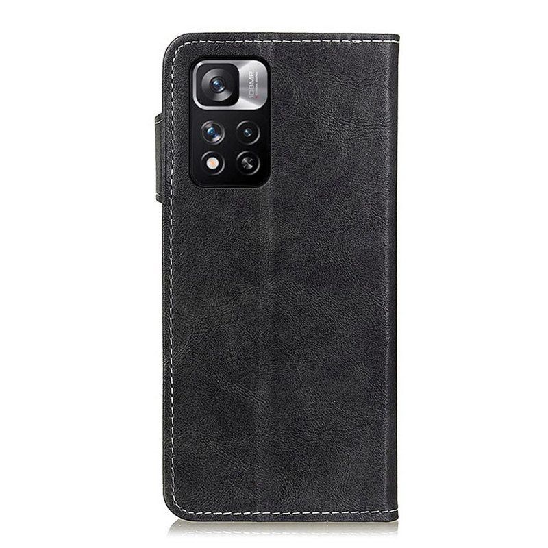 Flip Case Für Xiaomi Redmi Note 11 Pro Plus 5G Künstlerisches Nähen