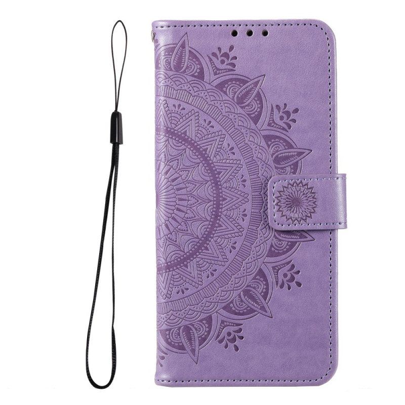 Flip Case Für Xiaomi Redmi Note 11 Pro Plus 5G Sonnenmandala