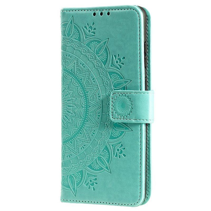 Flip Case Für Xiaomi Redmi Note 11 Pro Plus 5G Sonnenmandala