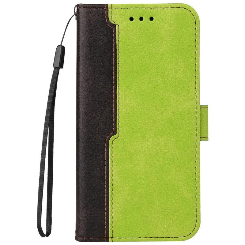 Flip Case Für Xiaomi Redmi Note 11 Pro Plus 5G Zweifarbig