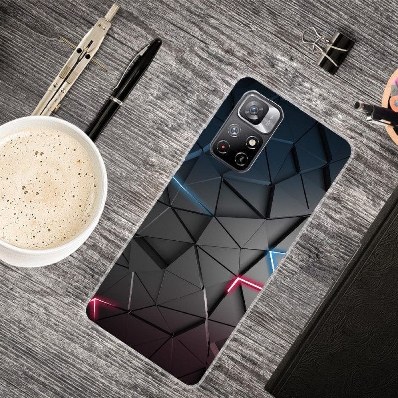 Handyhülle Für Xiaomi Redmi Note 11 Pro Plus 5G Flexible Geometrie