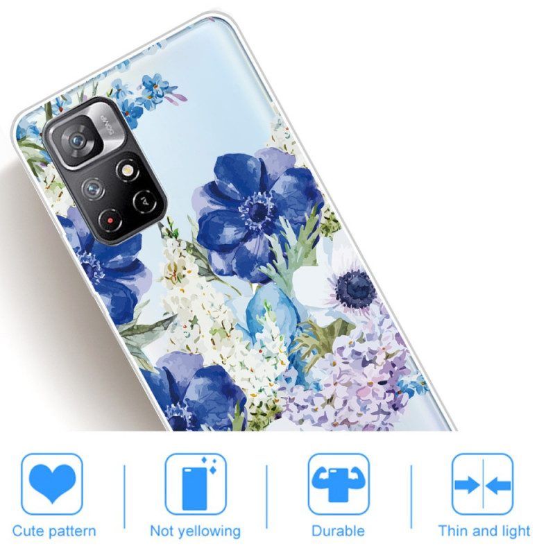 Hülle Für Xiaomi Redmi Note 11 Pro Plus 5G Verzauberte Blumen