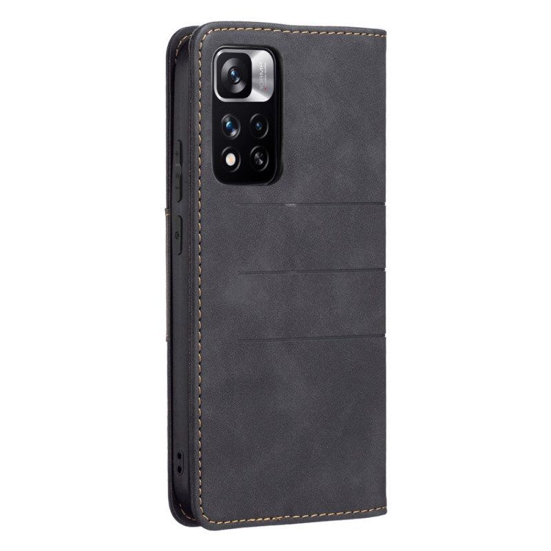 Schutzhülle Für Xiaomi Redmi Note 11 Pro Plus 5G Flip Case Binfen-farbe