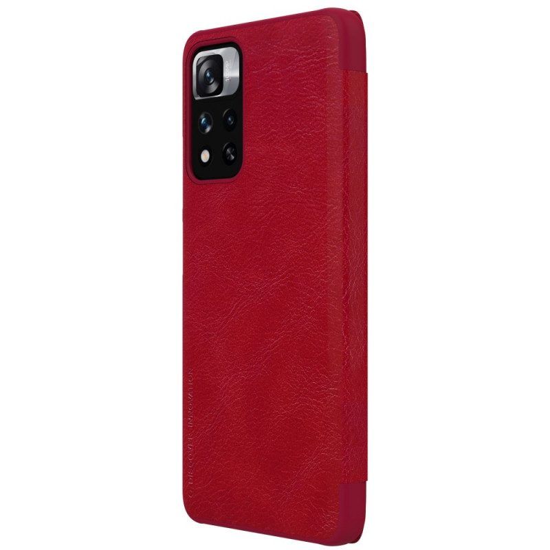 Schutzhülle Für Xiaomi Redmi Note 11 Pro Plus 5G Flip Case Nillkin Qin-serie