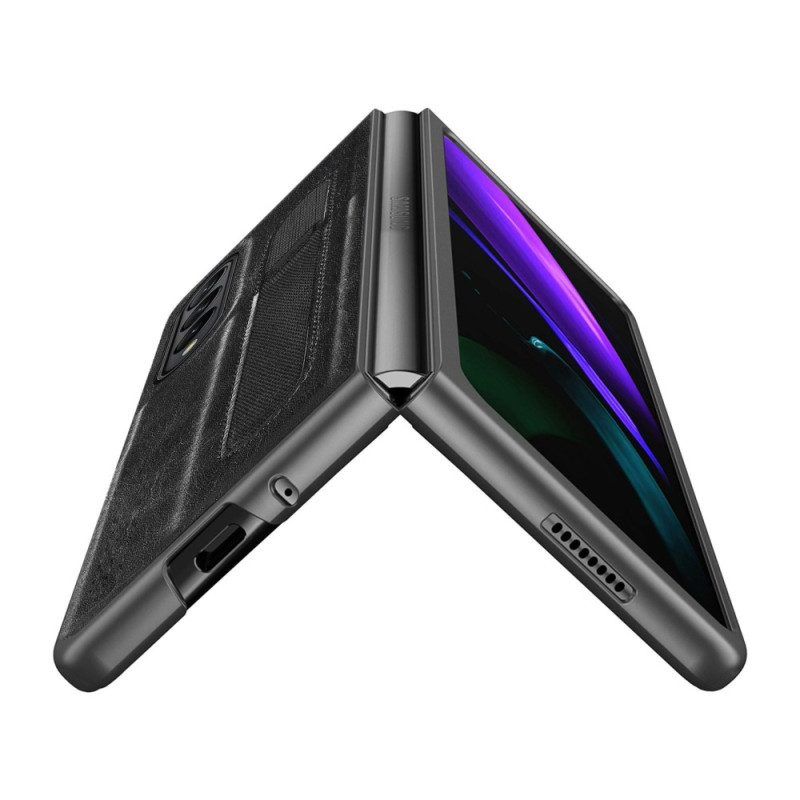 Hülle Für Samsung Galaxy Z Fold 4 Eingabestift Aus Kunstleder