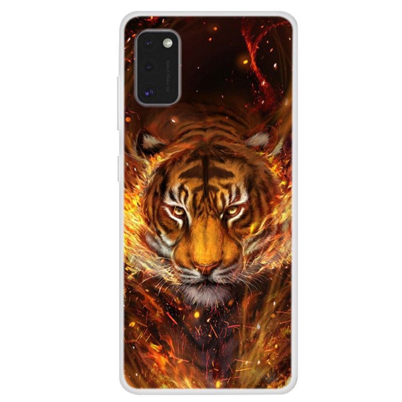 Hülle Samsung Galaxy A41 Feuertiger