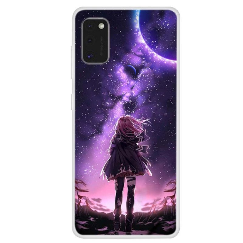 Hülle Samsung Galaxy A41 Handyhülle Magischer Vollmond