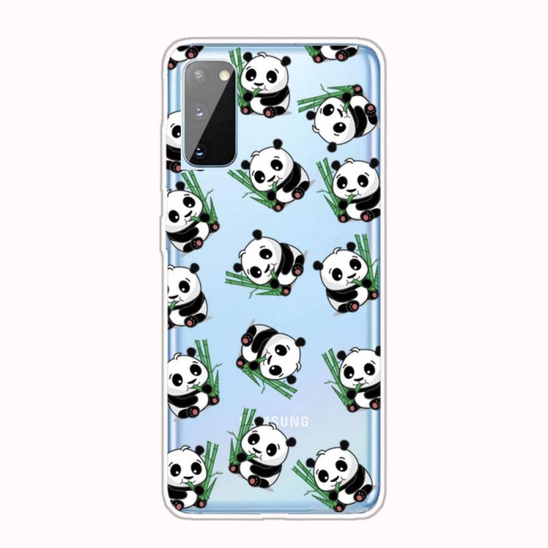 Hülle Samsung Galaxy A41 Top-Spaß-Pandas