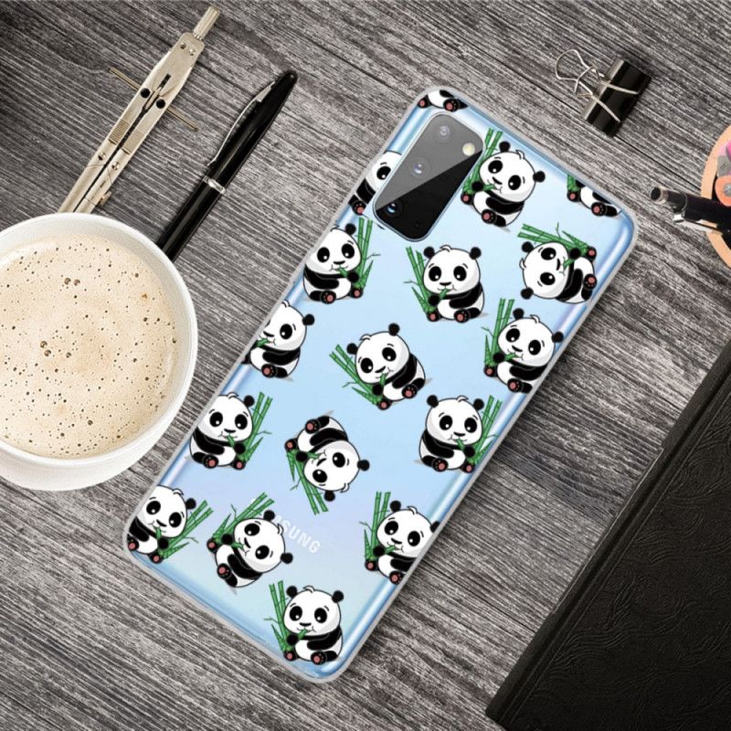 Hülle Samsung Galaxy A41 Top-Spaß-Pandas