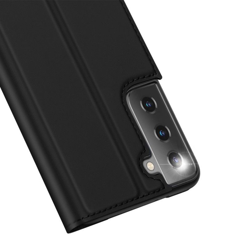 Flip Case Samsung Galaxy S21 5G Schwarz Pro-Dux-Ducis-Haut