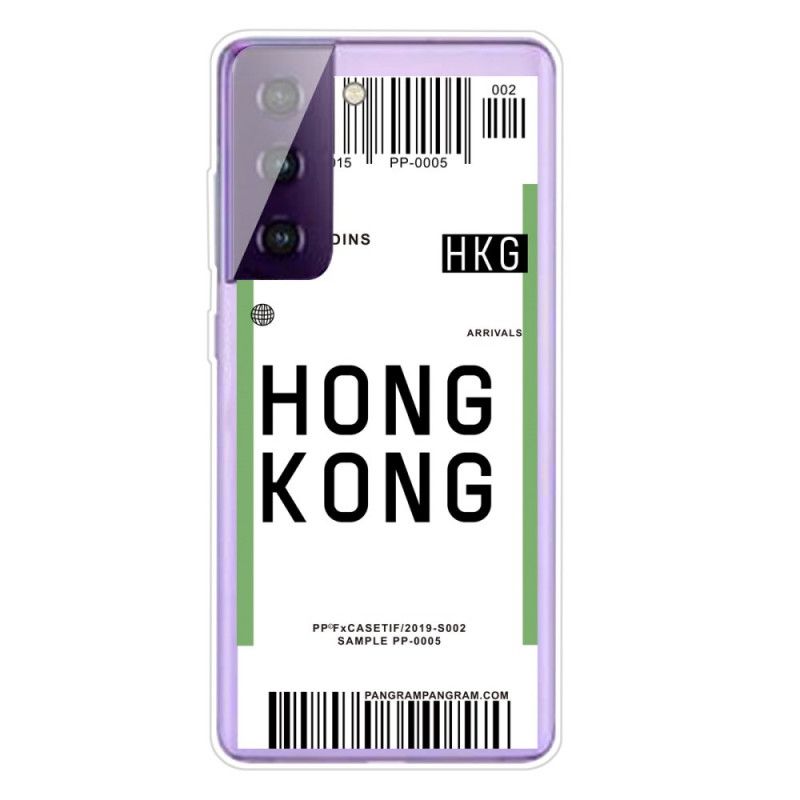 Hülle Samsung Galaxy S21 5G Bordkarte Nach Hongkong