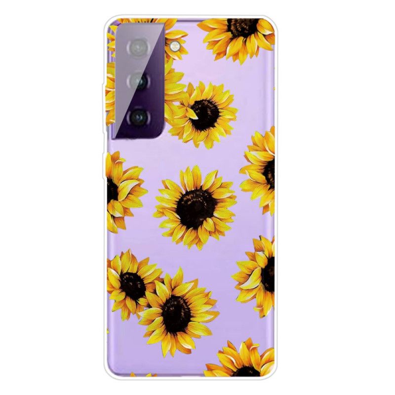 Hülle Samsung Galaxy S21 5G Handyhülle Sonnenblumen