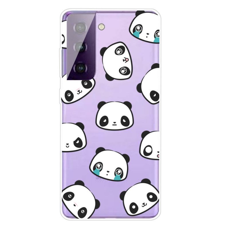 Hülle Samsung Galaxy S21 5G Sentimentale Pandas