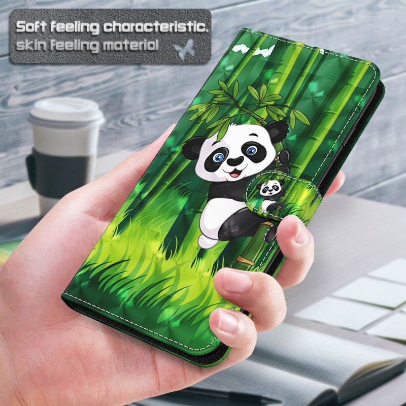 Lederhüllen Für Samsung Galaxy S21 5G Panda Und Bambus