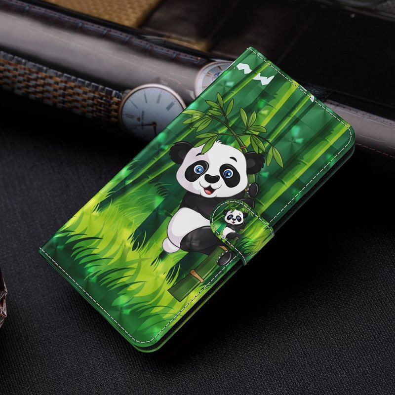 Lederhüllen Für Samsung Galaxy S21 5G Panda Und Bambus