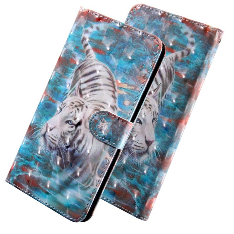 Lederhüllen Samsung Galaxy S21 5G Handyhülle Lucien Der Tiger