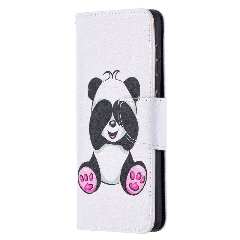 Lederhüllen Samsung Galaxy S21 5G Lustiger Panda