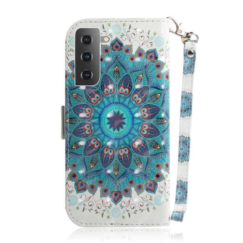 Lederhüllen Samsung Galaxy S21 5G Meisterhaftes Mandala Mit Tanga