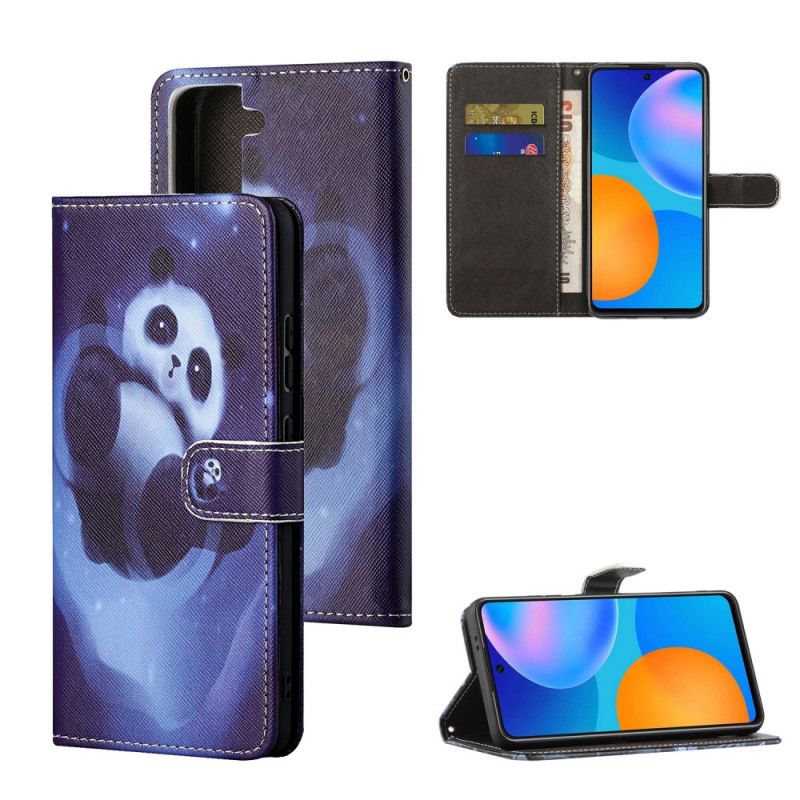 Lederhüllen Samsung Galaxy S21 5G Panda-Raum