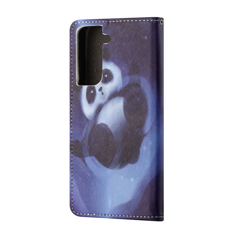 Lederhüllen Samsung Galaxy S21 5G Panda-Raum