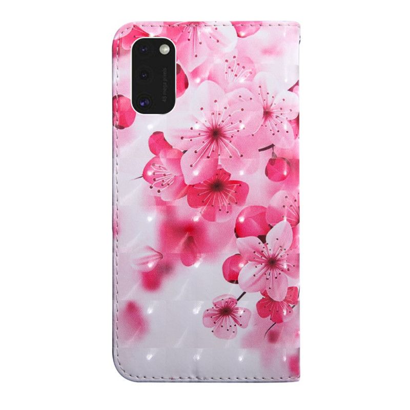 Lederhüllen Samsung Galaxy S21 5G Rosa Blüten