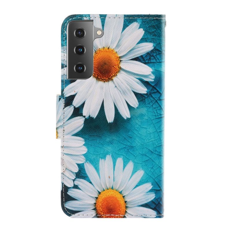 Lederhüllen Samsung Galaxy S21 5G Tangagänseblümchen