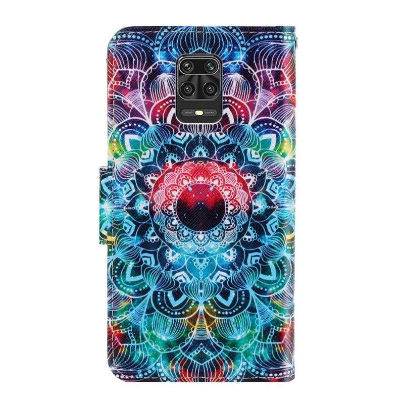 Lederhüllen Xiaomi Redmi Note 9S / Note 9 Pro Auffälliges Mandala Mit Tanga