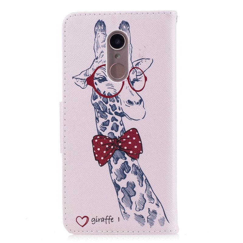 Lederhüllen Xiaomi Redmi 5 Nerd-Giraffe