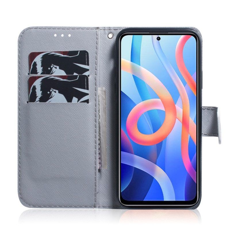 Flip Case Für Poco M4 Pro 5G Mops