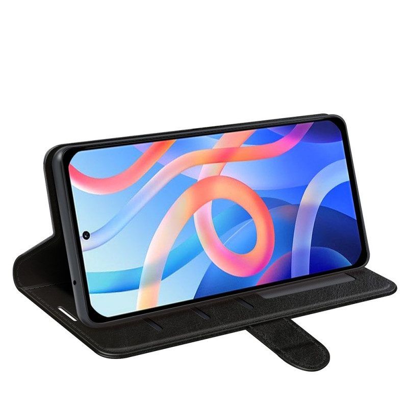 Flip Case Für Poco M4 Pro 5G Ultra-kunstleder