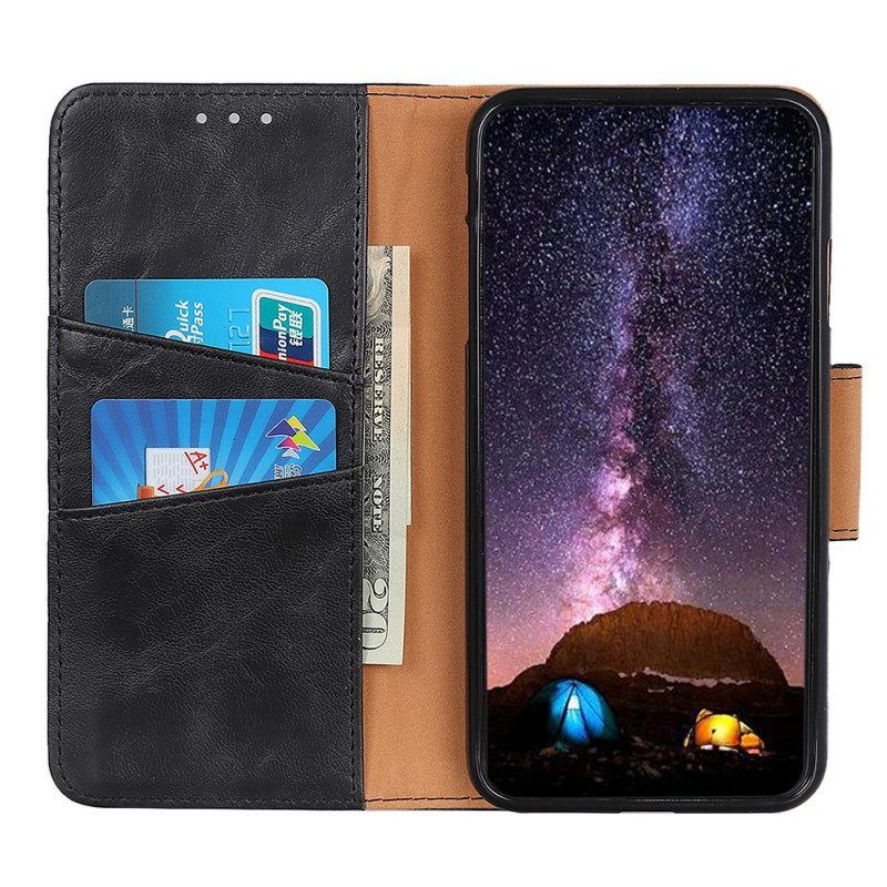 Lederhüllen Für Honor 50 Lite Reversibler Magnetverschluss