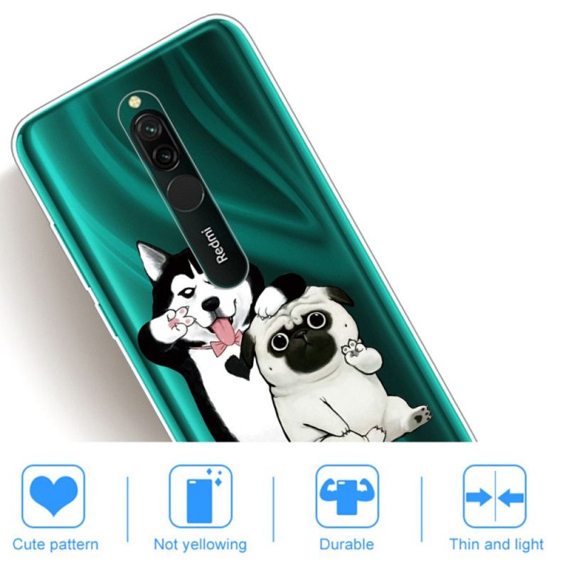 Hülle Für Xiaomi Redmi 8 Lustige Hunde